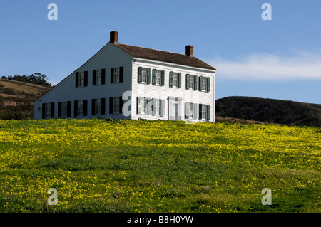 Historische James Johnston home befindet sich in Half Moon Bay, Kalifornien Stockfoto