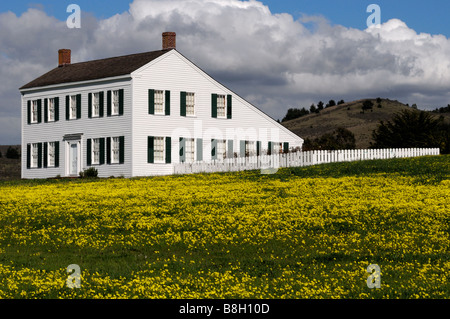 Historische James Johnston home befindet sich in Half Moon Bay, Kalifornien Stockfoto