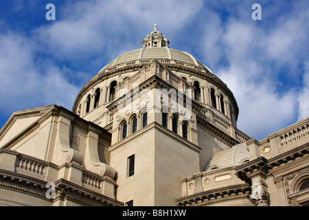 Die erste Kirche Christi Wissenschaftler, Mutter Kirche, Boston, Massachusetts. Stockfoto