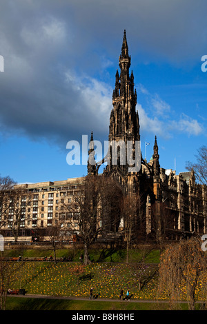 Walter Scott Monument, Princes Street, Edinburgh, Schottland, UK, Europa Stockfoto