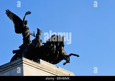 Detail der Statue auf dem Wellington Arch Bild von Patrick Steel patricksteel Stockfoto