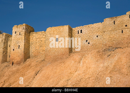 Die Zitadelle Aleppo, Syrien Stockfoto