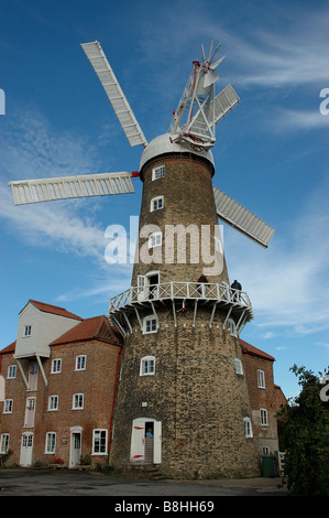 Maud Foster Mill, Willoughby Straße, Boston, PE21 9EG, Lincolnshire, England, Vereinigtes Königreich, Europa. Stockfoto