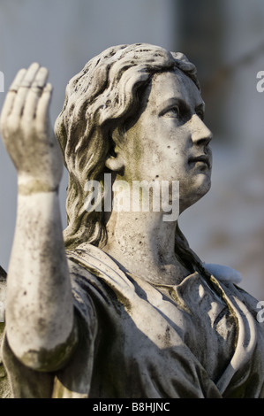 Nahaufnahme einer Statue des Engels Stockfoto