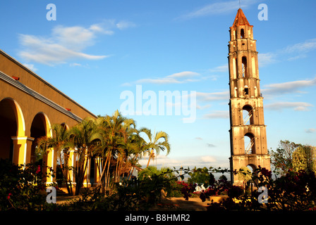 Hazienda und Torre de Iznaga Valle de Los Ingenios Prov. Sancti Spiritus-Kuba Stockfoto