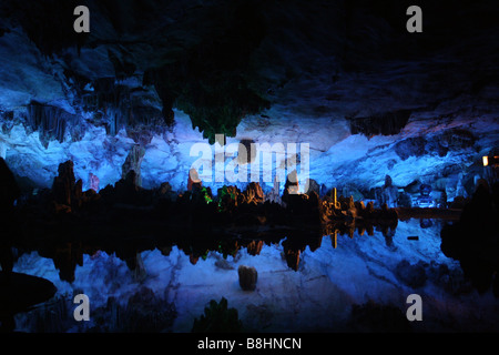 Rohrflöte Höhle in Guilin, china Stockfoto