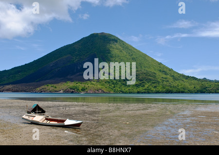 Gunung Api Vulkan Banda-Inseln-Indonesien Stockfoto