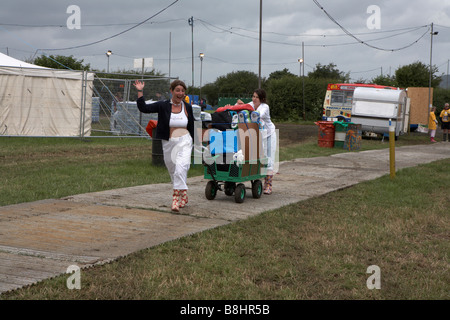 Glastonbury Festival 2007 Stockfoto