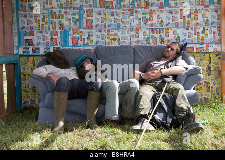 Glastonbury Festival 2007 Stockfoto