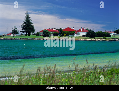 Niedriger Kopf Pilot Station, nr George Town, Tasmanien Stockfoto