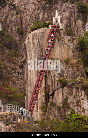 Samseon Treppe, Daedunsan Provincial Park, Südkorea Stockfoto