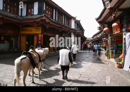 Die antike Stadt, Yunnan, China Stockfoto