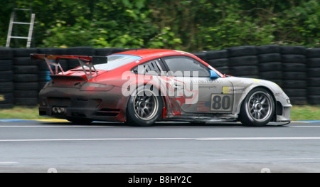 Porsche 911 GT3-RSR (997) Le Mans 24 Stunden Rennen, Frankreich. Stockfoto