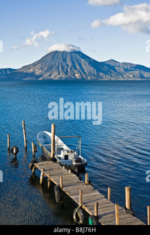 Lago wichtigster in Panajachel, Guatemala Stockfoto