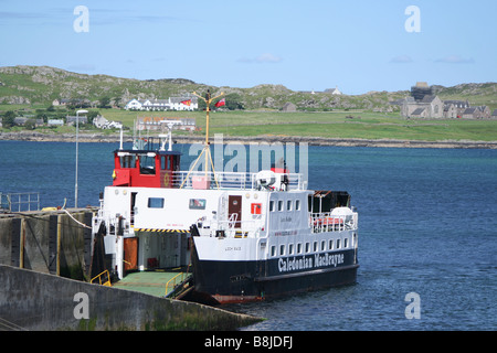 Iona Fähre mv Loch buie günstig in fionnphort Mull mit Isle of Iona Schottland juni 2007 Stockfoto