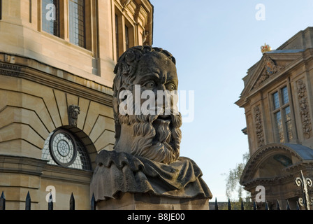 Sheldonian Theatre, Oxford, Blick vom Broad street Stockfoto