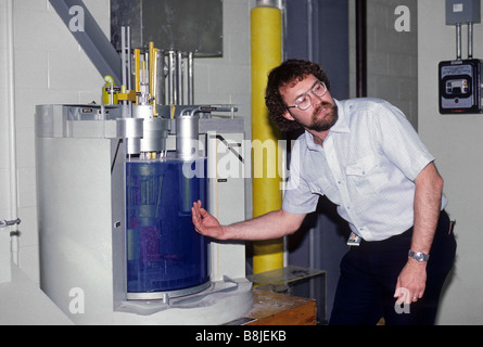 Kernphysiker des Idaho National Laboratory, mitten in der Wüste zwischen Arco und Idaho Falls, Idaho Stockfoto