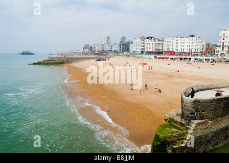Vereinigtes Königreich, ENGLAND, 31. Mai 2008. Strand von Brighton. Stockfoto