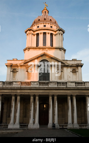 Die Kapelle St. Peter und St. Paul in Queen Mary Gericht, das Old Royal Naval College Greenwich London England UK Stockfoto