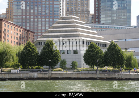 Das Museum of Jewish Heritage in Lower Manhattan. Stockfoto