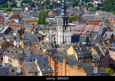 Namur-Blick von der Zitadelle Belgien Stockfoto