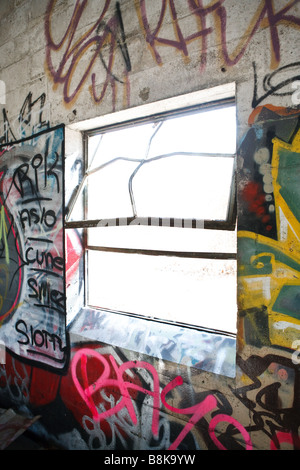 Einer verlassenen Fabrik Stockfoto