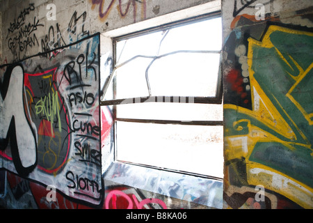 Einer verlassenen Fabrik Stockfoto