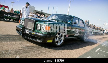 Rolls-Royce im Wettbewerb in Brighton Speed Trials am Madeira Drive Stockfoto