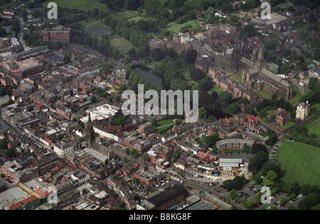 Luftaufnahme von Lichfield Staffordshire England Uk Stockfoto