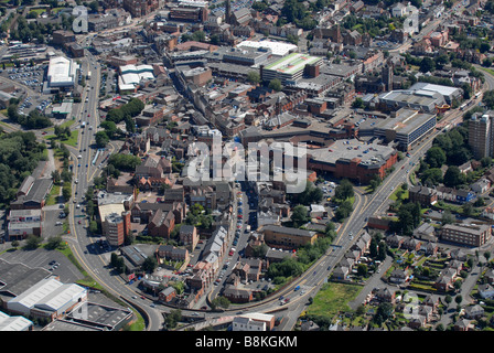 Luftaufnahme von Stourbridge Town Centre West Midlands England Uk Stockfoto