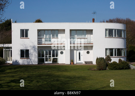 Art-Deco-Wohnung im Frinton am Meer Essex England uk gb Stockfoto