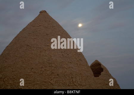 Sufi-Mystiker Gräber genannt Gubba in der Nähe von Old Dongola, Nubia, Sudan Stockfoto