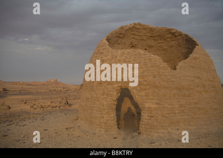 Sufi-Mystiker Gräber genannt Gubba in der Nähe von Old Dongola, Nubia, Sudan Stockfoto