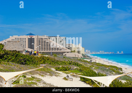 Cancun Strand Caribe Quintana Roo Zustand Mayan Riviera Halbinsel Yucatan Mexiko Stockfoto