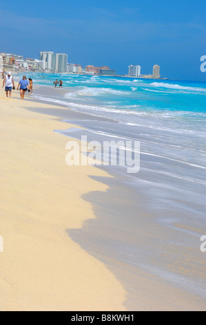 Cancun Strand Caribe Quintana Roo Zustand Mayan Riviera Halbinsel Yucatan Mexiko Stockfoto