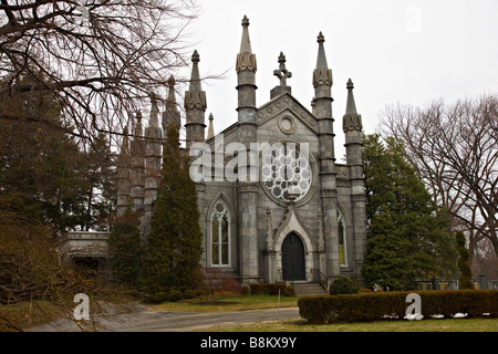 Bigelow Kapelle am Mt. Auburn Friedhof, Cambridge, Massachusetts, USA Stockfoto