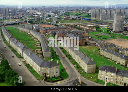 Edinburgh, Schottland eine Luftaufnahme der Wohnsiedlungen in Edinburgh. Stockfoto