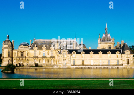 SCHLOSS CHANTILLY OISE PICARDIE FRANKREICH Stockfoto