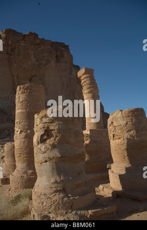 Jebel Barkal in der Nähe von Merawe, Sudan. Hauptstadt des alten Königreichs von Napata Stockfoto