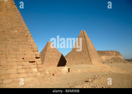 Jebel Barkal in der Nähe von Merawe, Sudan. Hauptstadt des alten Königreichs von Napata Stockfoto