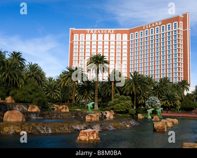 Treasure Island Hotel und Casino auf dem Las Vegas strip, Nevada, USA Stockfoto