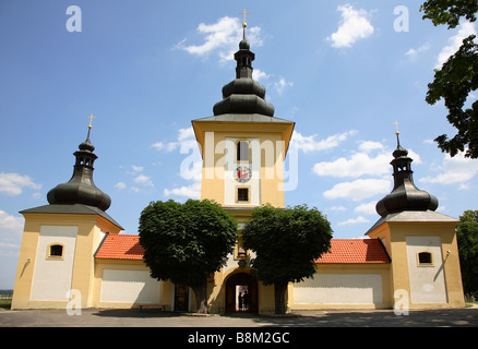 Wallfahrtskirche Maria Loreto in Starý Hroznatov Altkinsberg Bezirk Cheb Eger Böhmen Egerland Tschechische Republik Stockfoto
