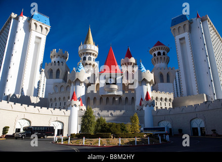 Excalibur Hotel und Casino auf dem Las Vegas strip, Nevada, USA Stockfoto
