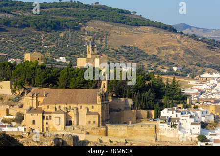 St Mary s Stiftskirche aus dem 16. Jahrhundert Antequera Málaga Provinz Andalusien Spanien Stockfoto