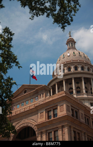 Die Landeshauptstadt Gebäude in Austin Texas Stockfoto