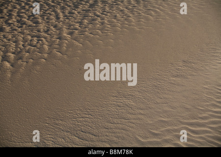 Sand am Ufer des Flusses in der 4. Nil Catharact Region Nubien Sudan Stockfoto