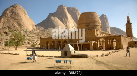 Khatmya Khatmia Moschee unter Taka-Berge in der Nähe von Kassala an Eritreer Grenze im Sudan Stockfoto