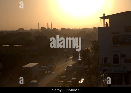 Blick auf die Straße von Khartoum, Sudan Stockfoto