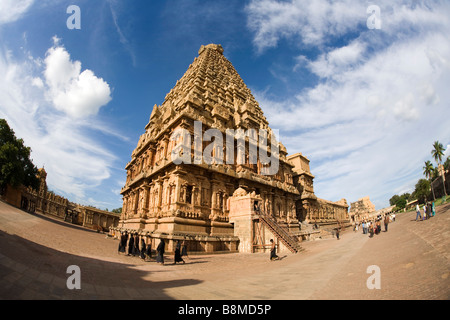 Indien-Tamil Nadu Thanjavur Brihasdishwara Tempel Stockfoto