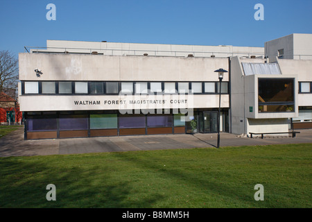 Waltham Forest Magistrates Court in Walthamstow Stockfoto